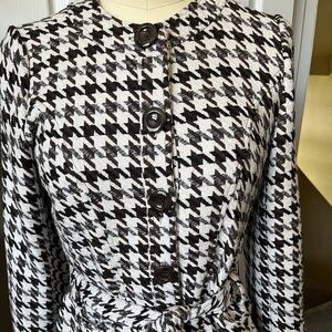 E•Col•O•Gie Petite Houndstooth Jacket